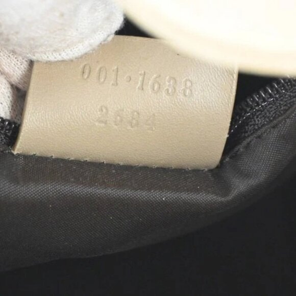 GUCCI GG Logo 2Way Shoulder Hand Bag Bamboo Leather Beige SHW 68TA208 - Picture 15 of 15